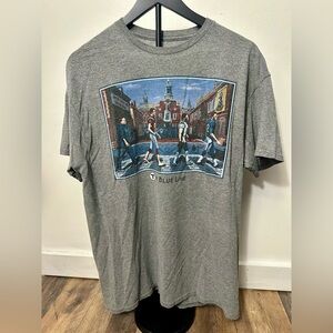 Blue line patriots shirt